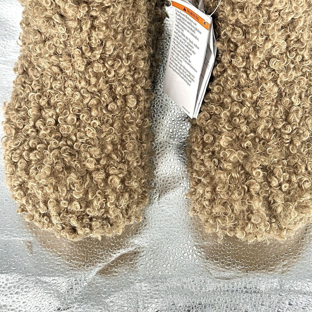 CROCS CRUSH DOODLE FUR Pull On Winter Ankle Boots Womens Size 8 Mens 6 - Picture 3 of 11